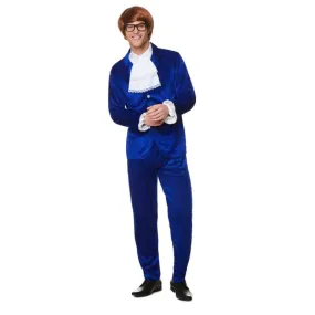 1960's Mr Mojo Blue Velvet Suit