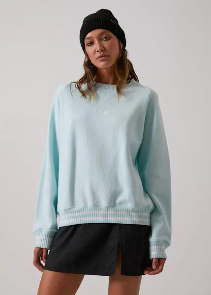 Afends Womens Billy Jean - Slouchy Crew Neck