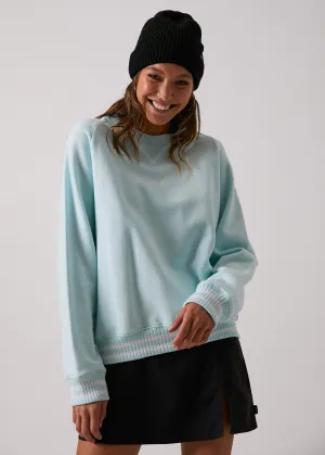 Afends Womens Billy Jean - Slouchy Crew Neck