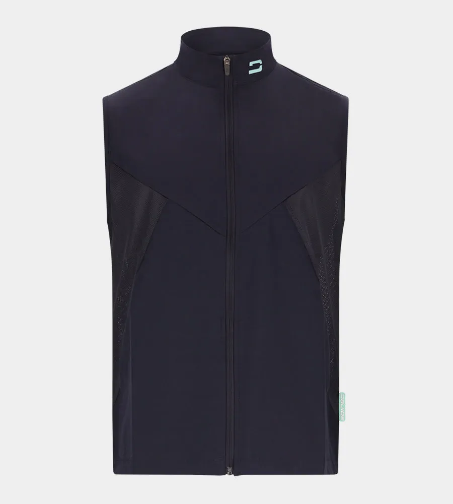 AIR MESH GILET - NAVY