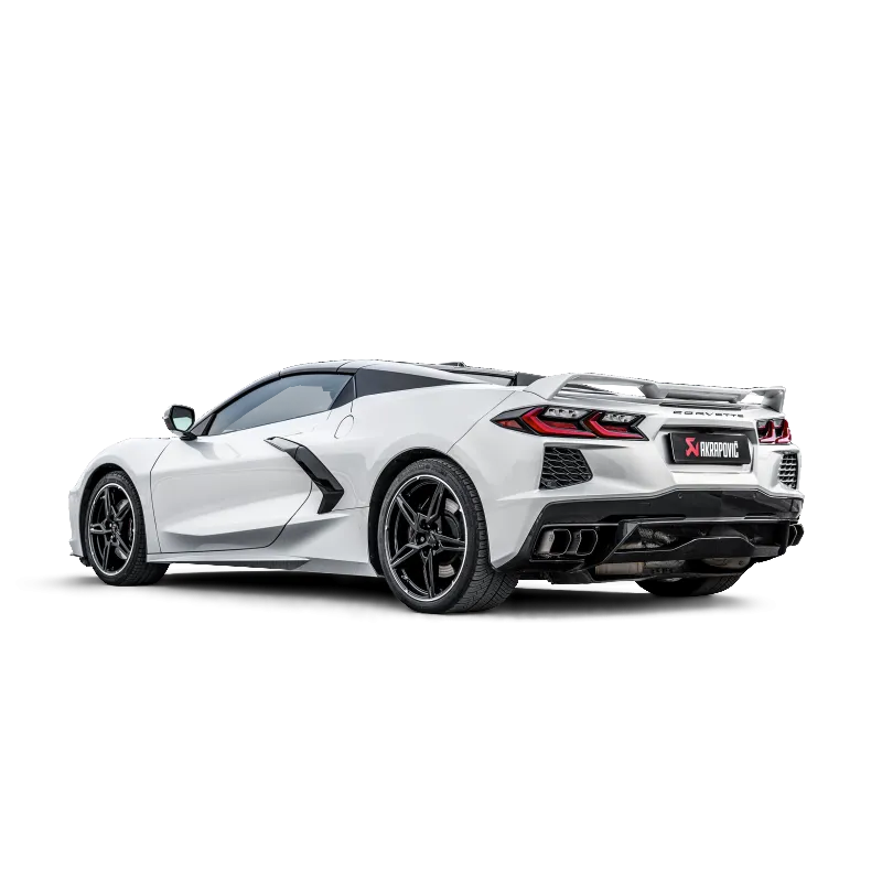 AKRAPOVIC S-CO/TI/4 Slip-On Line (Titanium) for CHEVROLET Corvette Stingray (C8) OPF/GPF 2020-2024