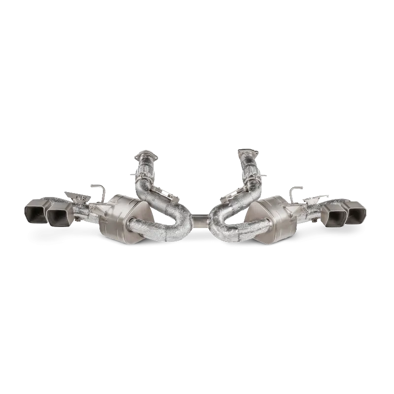 AKRAPOVIC S-CO/TI/4 Slip-On Line (Titanium) for CHEVROLET Corvette Stingray (C8) OPF/GPF 2020-2024