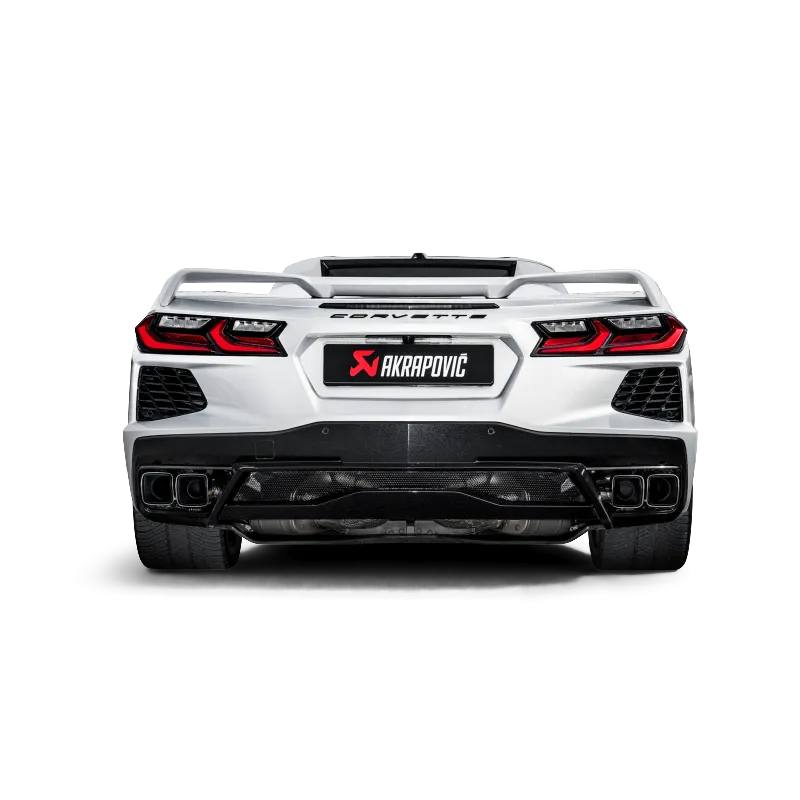 AKRAPOVIC S-CO/TI/4 Slip-On Line (Titanium) for CHEVROLET Corvette Stingray (C8) OPF/GPF 2020-2024