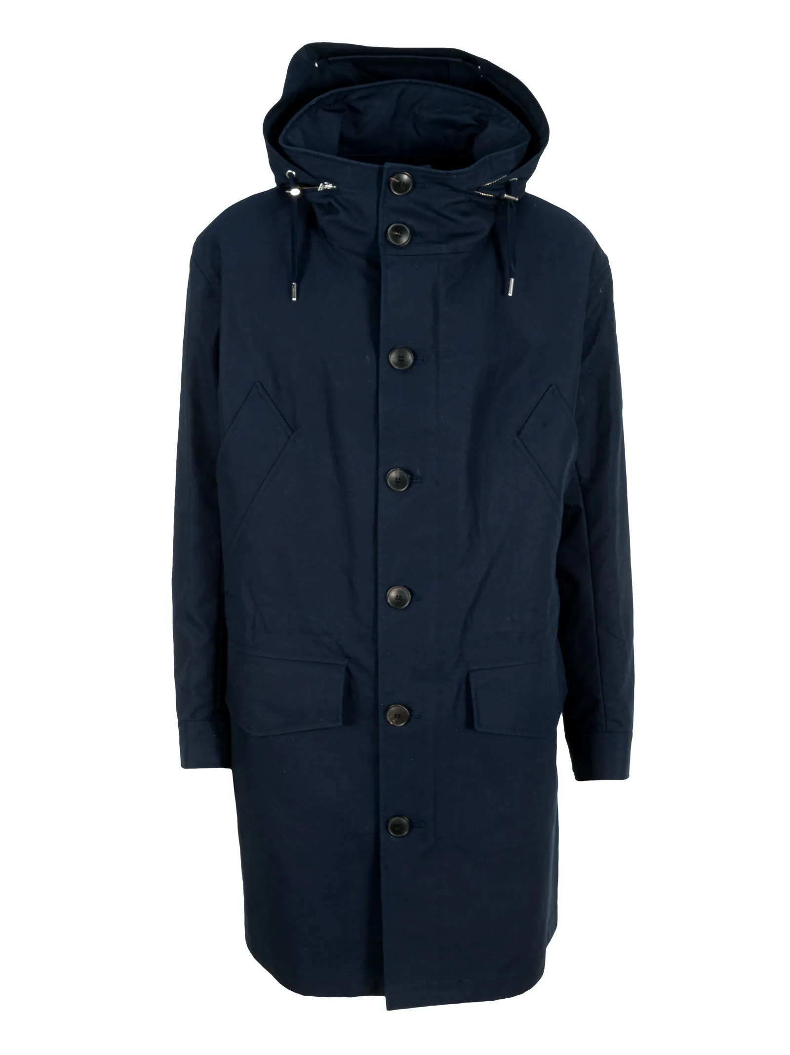 AMI Button-Up Hooded Parka