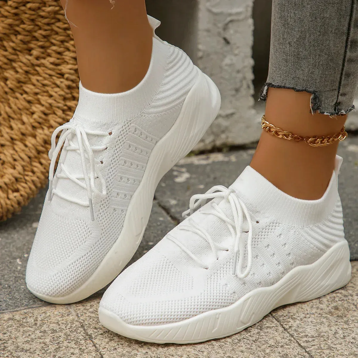 AMOZAE- -  Comfortable Knitted Sports Shoes