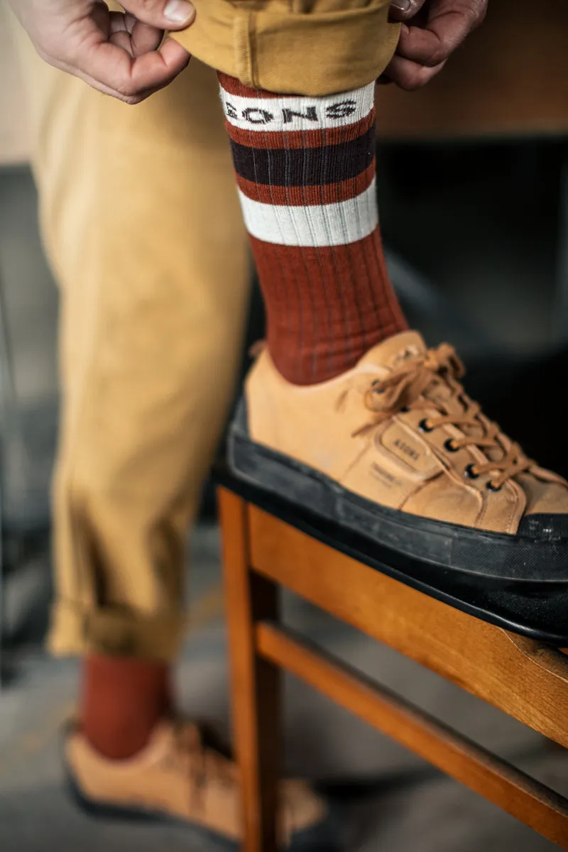 &SONS Baseline Socks Rust