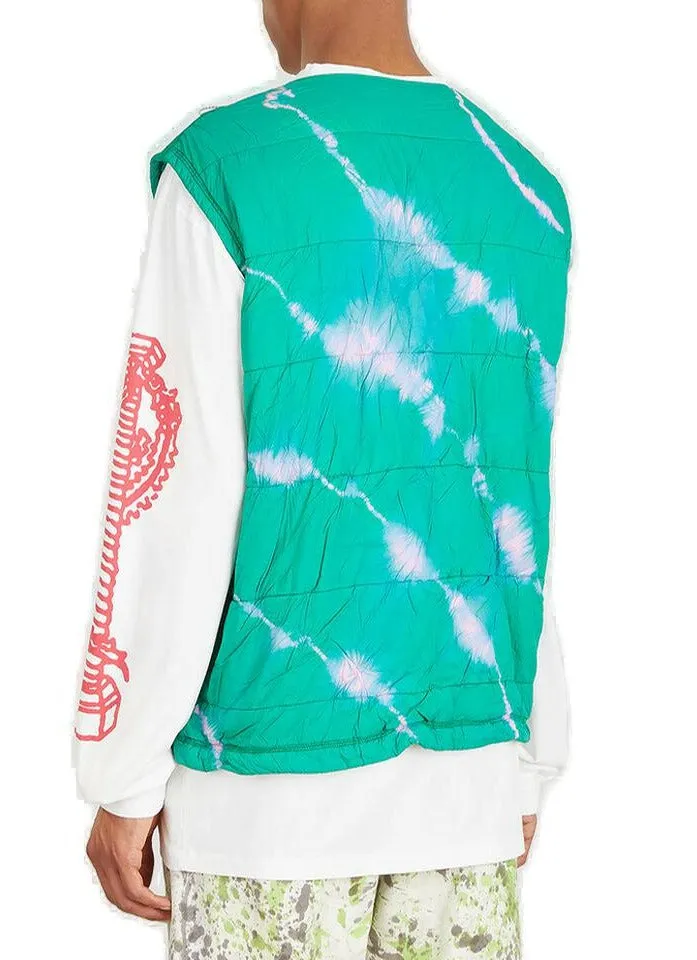 Aries Tie Dye Padded Gilet