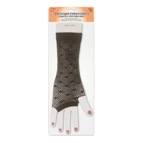 ARM-LENGTH FISHNET GLOVES - FINGERLESS