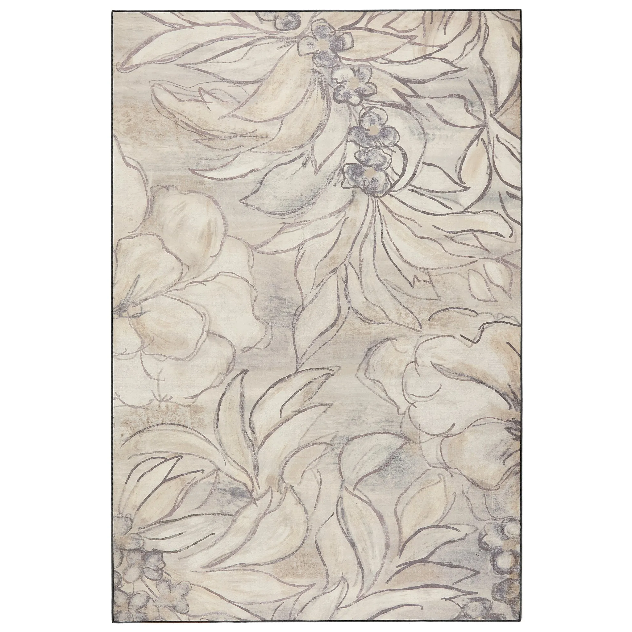 Art Floral Eco-Washable Rug