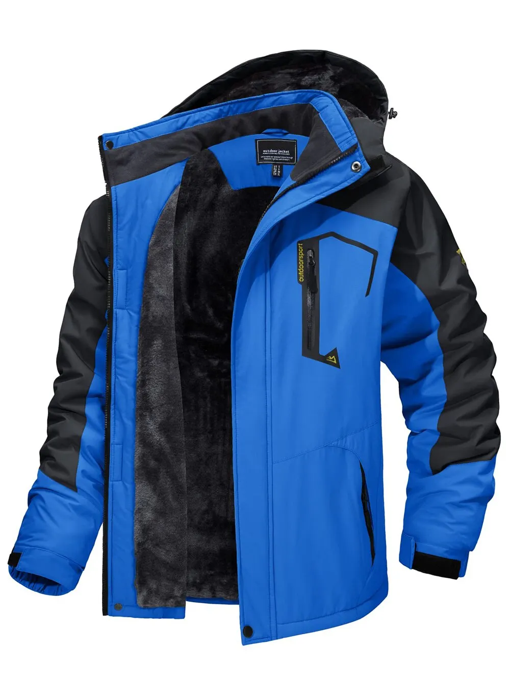 Ashore Shop 2013-23 Fleece Lining Mountain Jackets Mens Hiking Jackets Outdoor