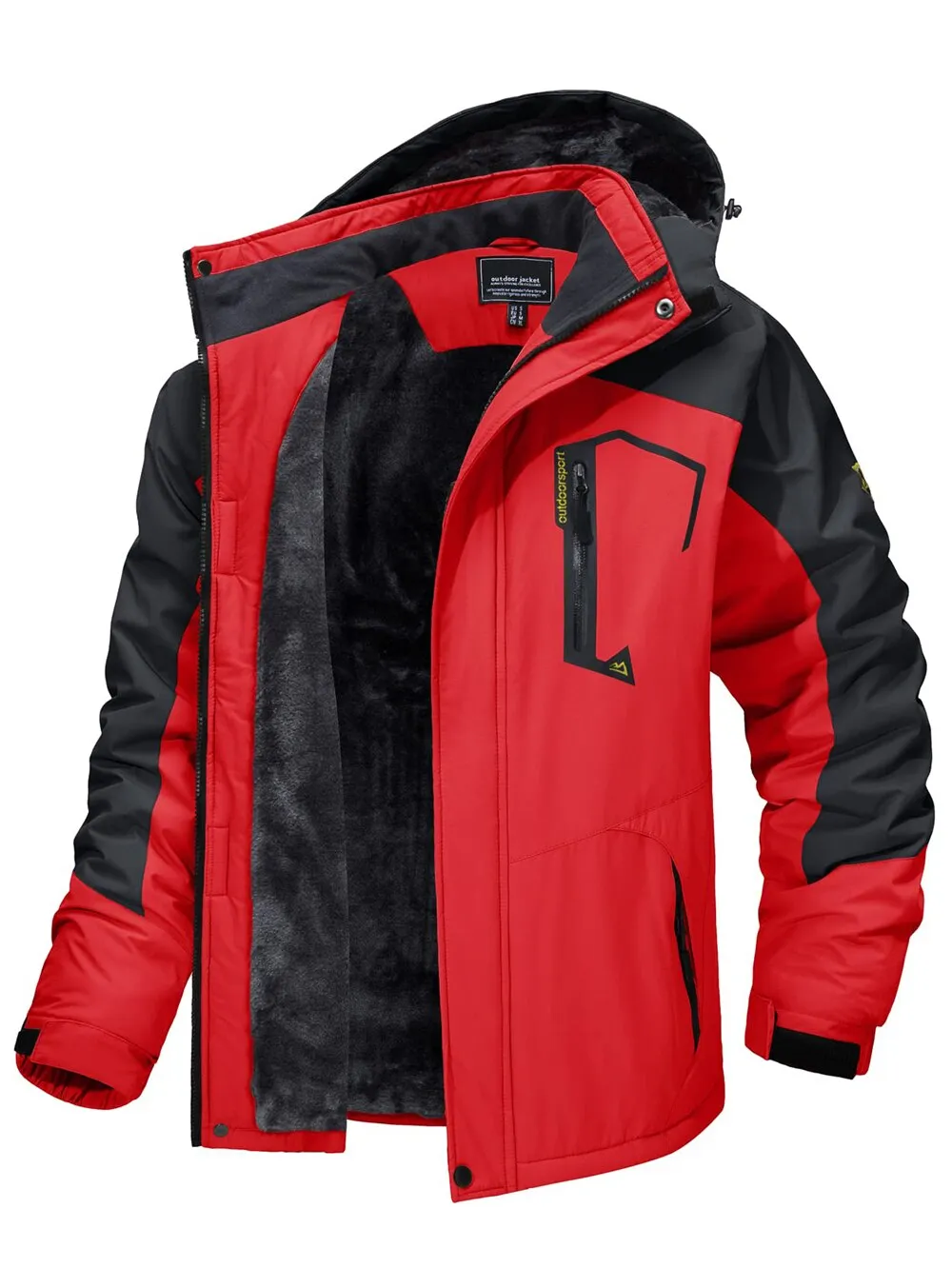 Ashore Shop 2013-23 Fleece Lining Mountain Jackets Mens Hiking Jackets Outdoor