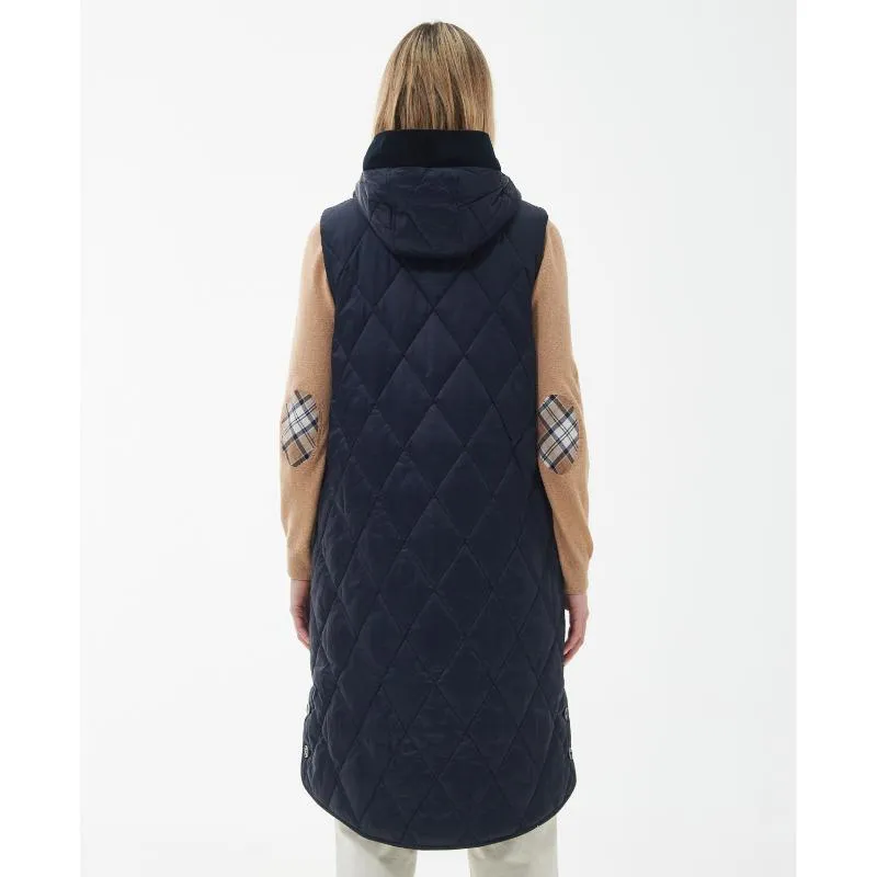 Barbour Mickley Ladies Gilet - Dark Navy/Dress