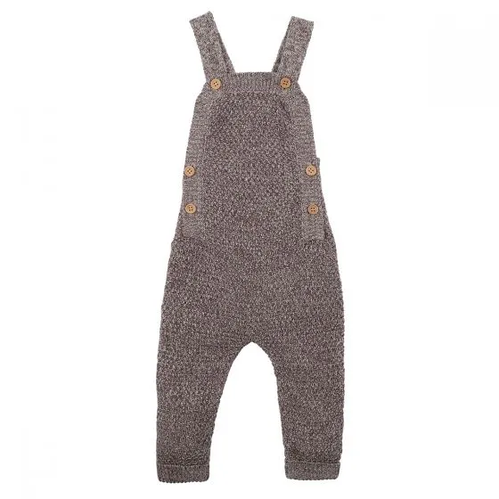 Bebe Chestnut Knit Overalls