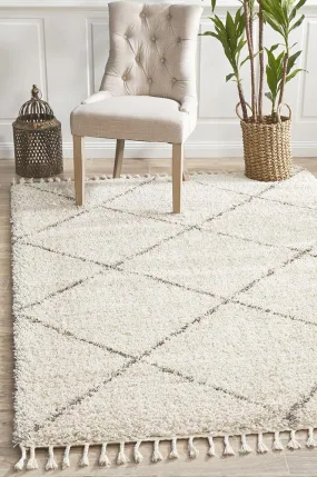 Bella Fringed Natural Rug-200X290 CM