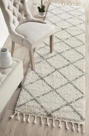 Bella Fringed Natural Runner Rug