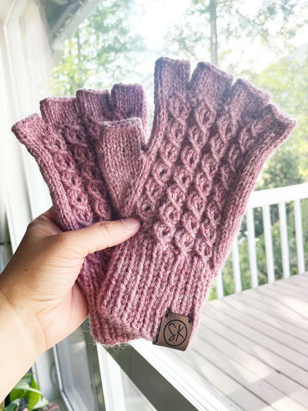 Berry Picker Fingerless Gloves / Fingerless Mittens