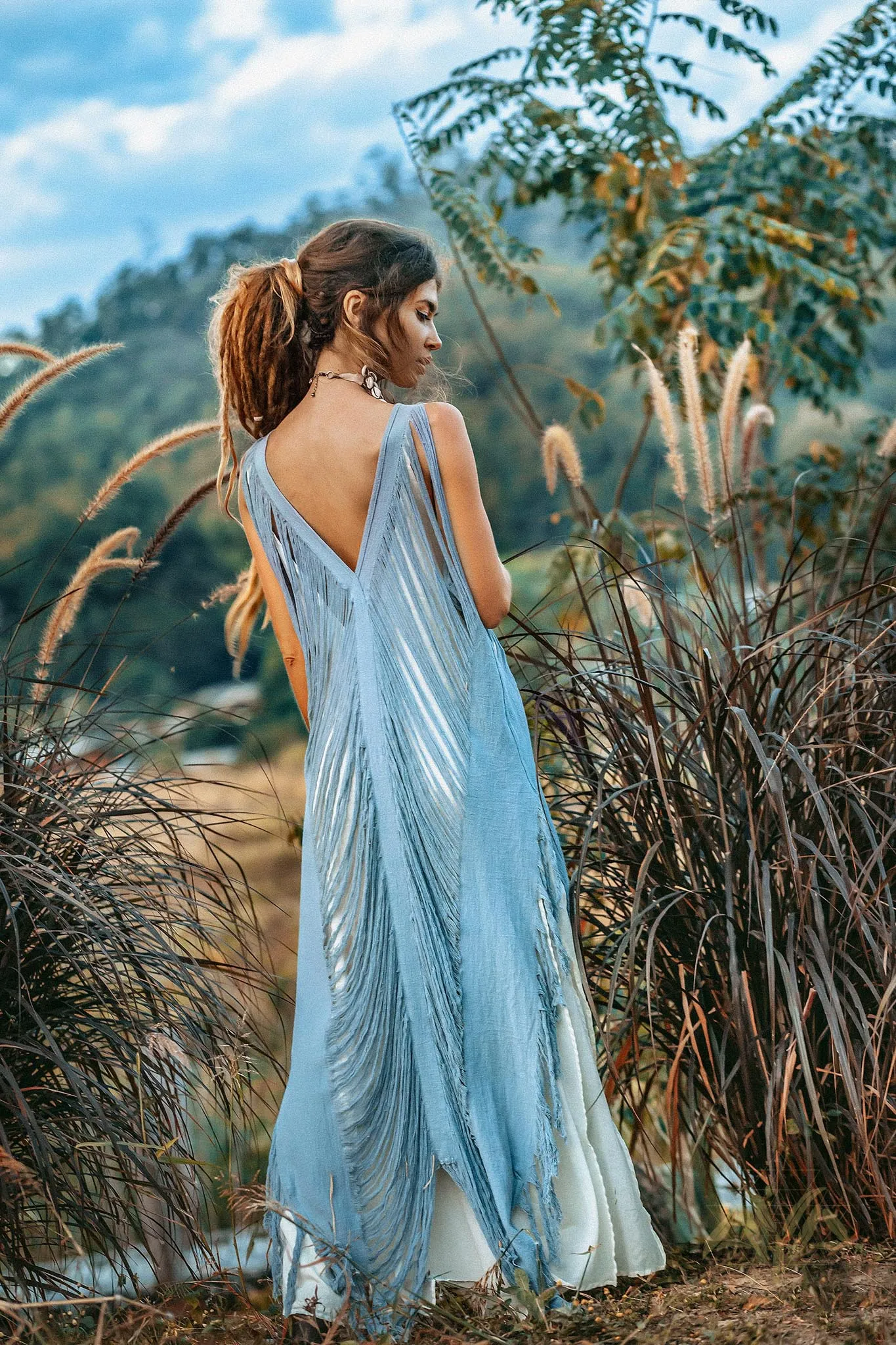 Bohemian Dress • Boho Handwoven and Hand-Loomed Dress