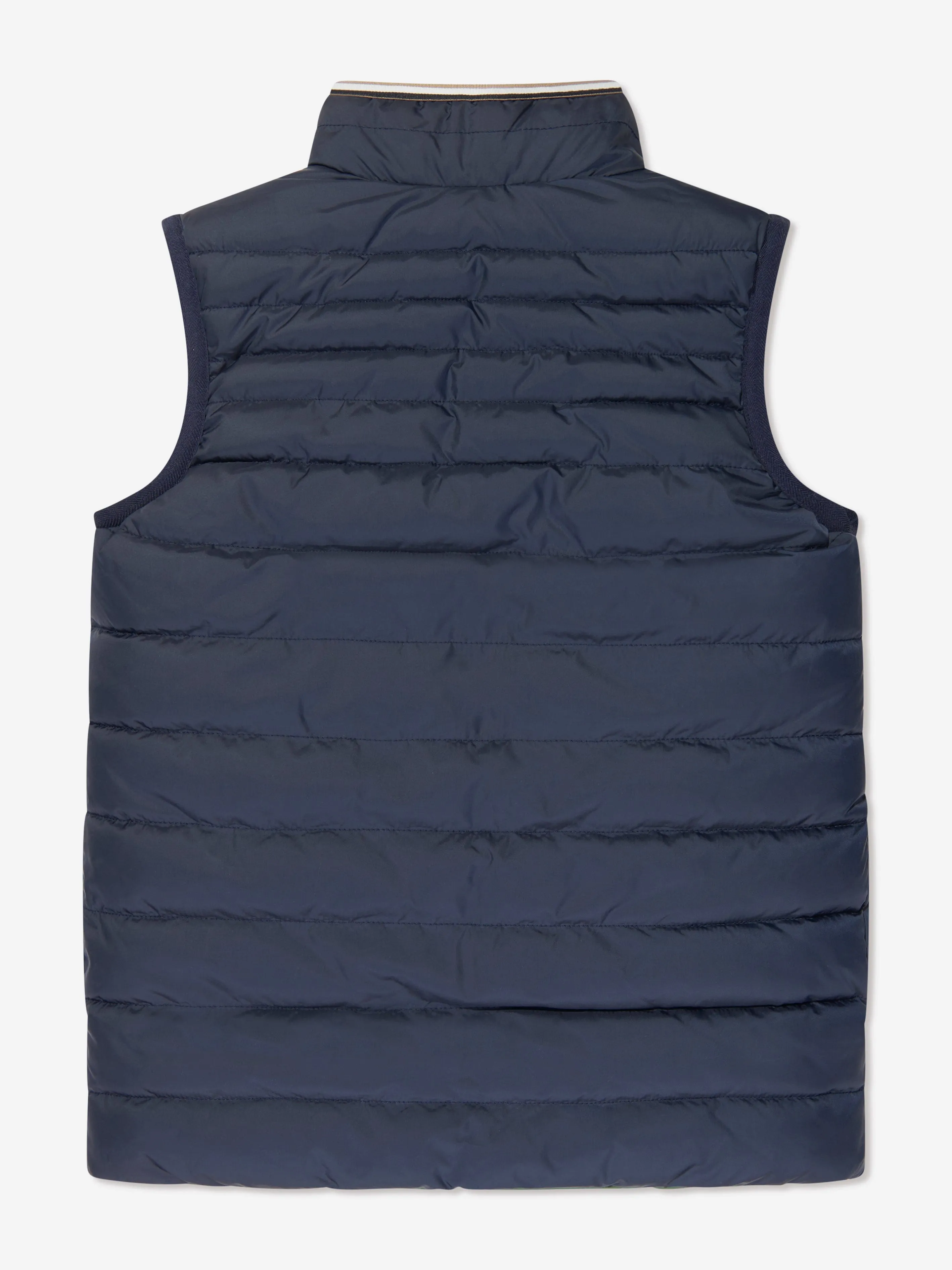 BOSS Boys Reversible Padded Gilet in Green