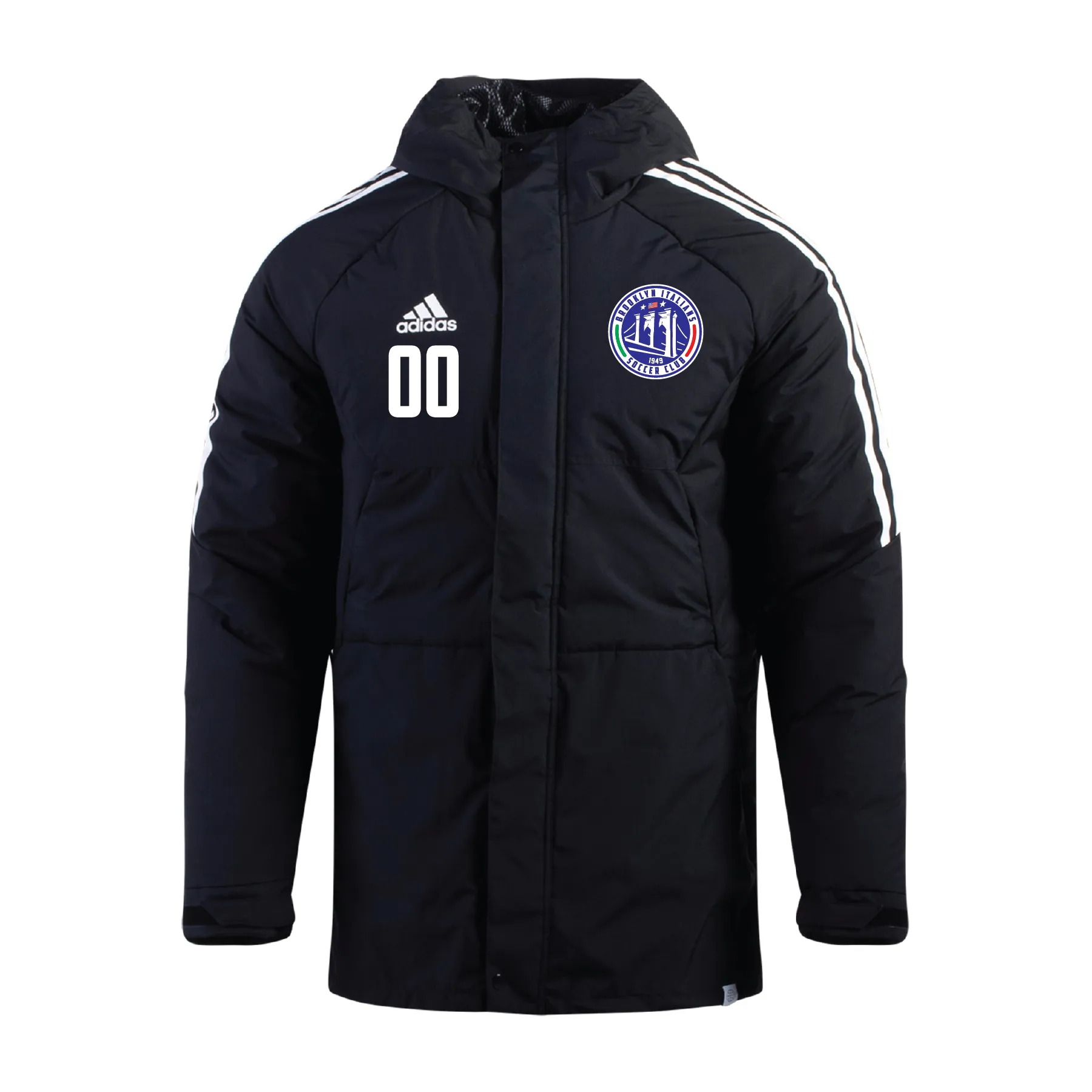 Brooklyn Italians adidas Condivo 22 Stadium Parka Jacket Black