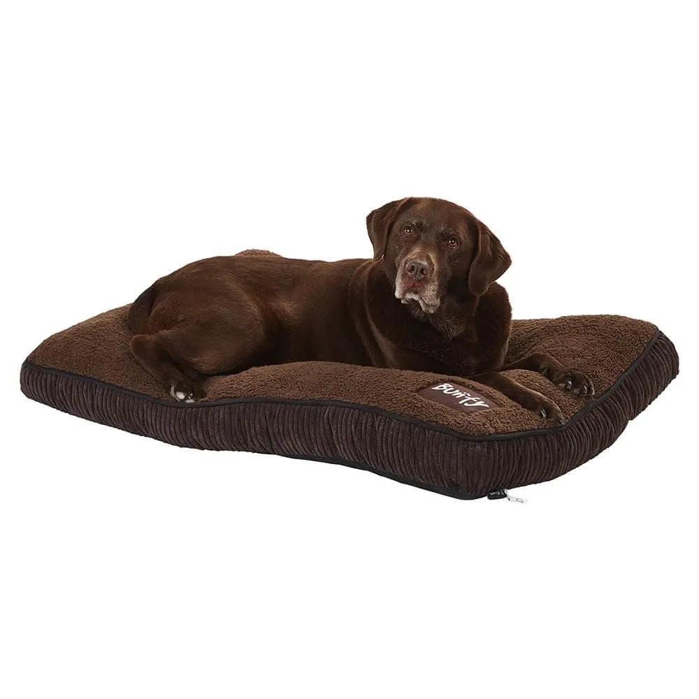 Brown Dog Bed - Small To XL Sizes - Fleece - Bunty Snooze