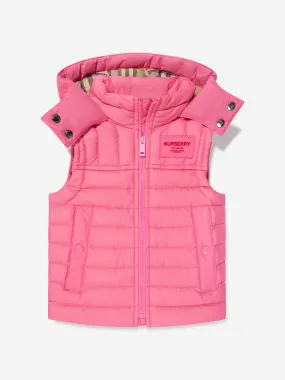 Burberry Baby Girls Down Padded Carey Gilet