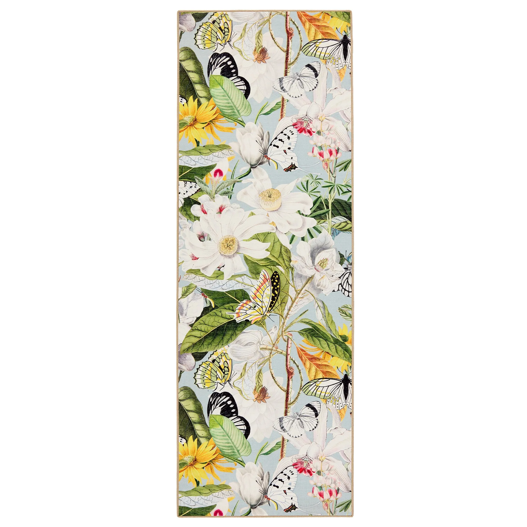 Butterfly Blooms Eco-Washable Rug