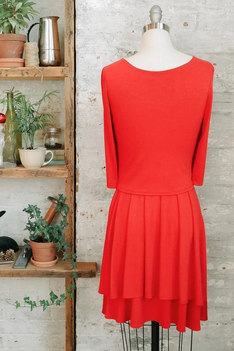 Café - pleated french style dress