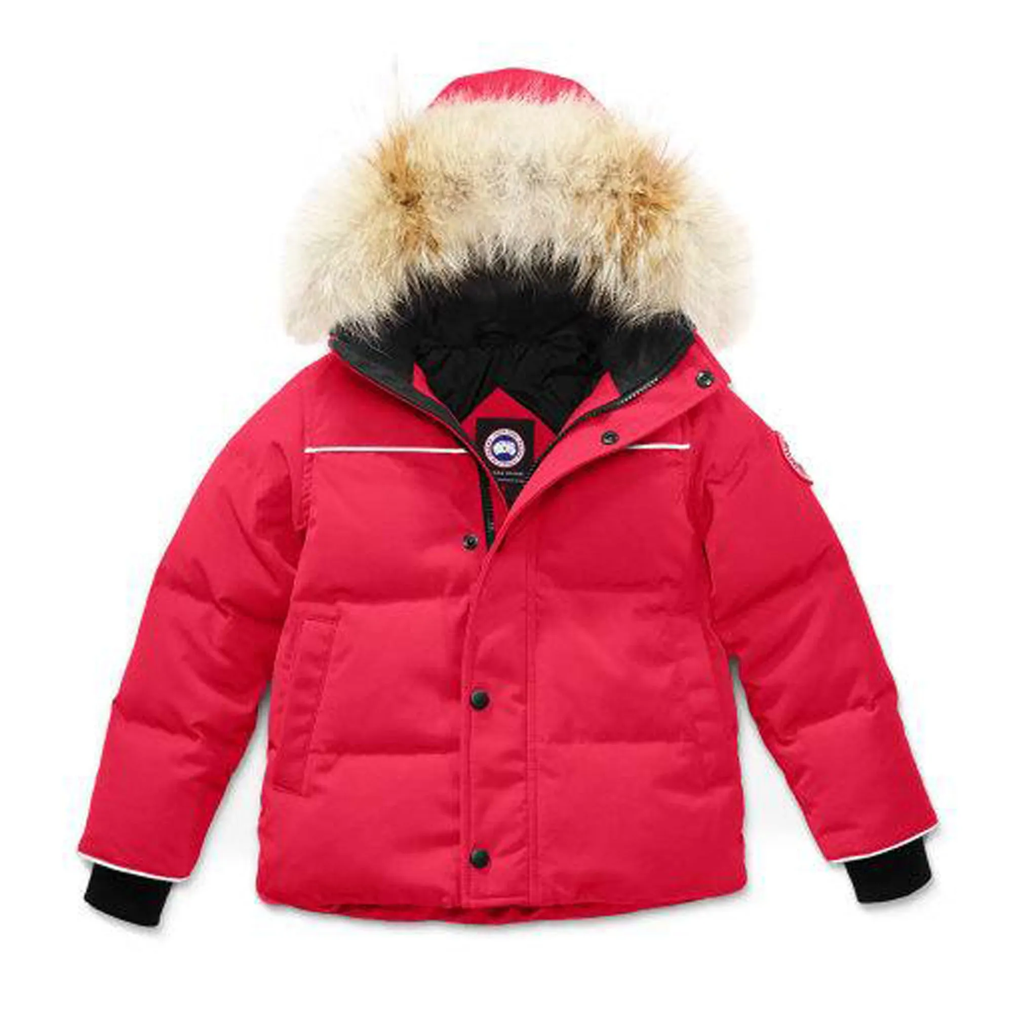 Canada Goose Snowy Owl Parka Red