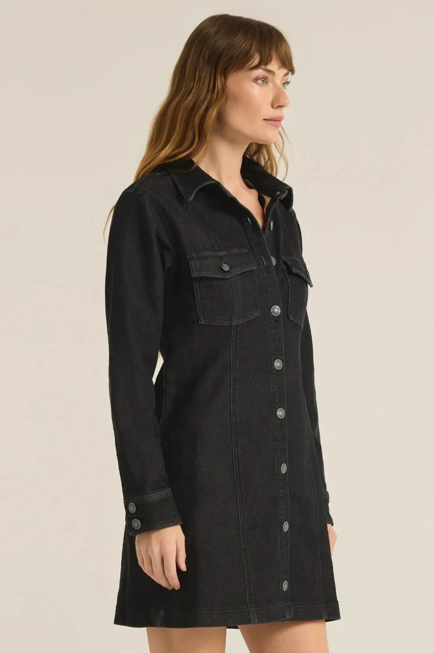 Candice Knit Denim Dress