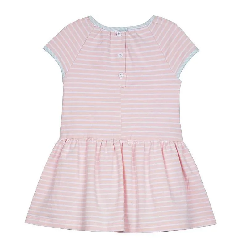 Carol Pink Stripe Dress