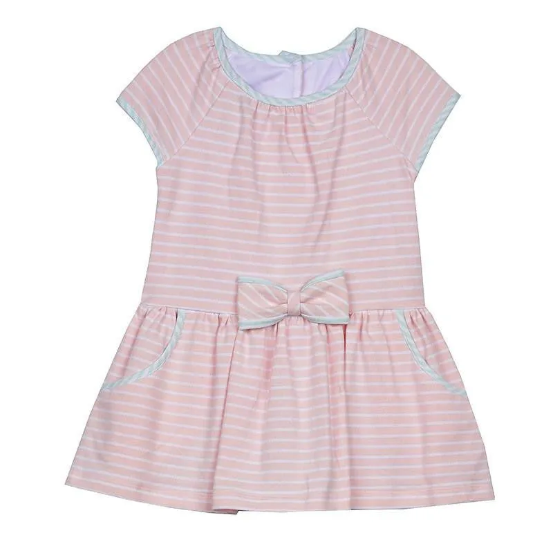 Carol Pink Stripe Dress