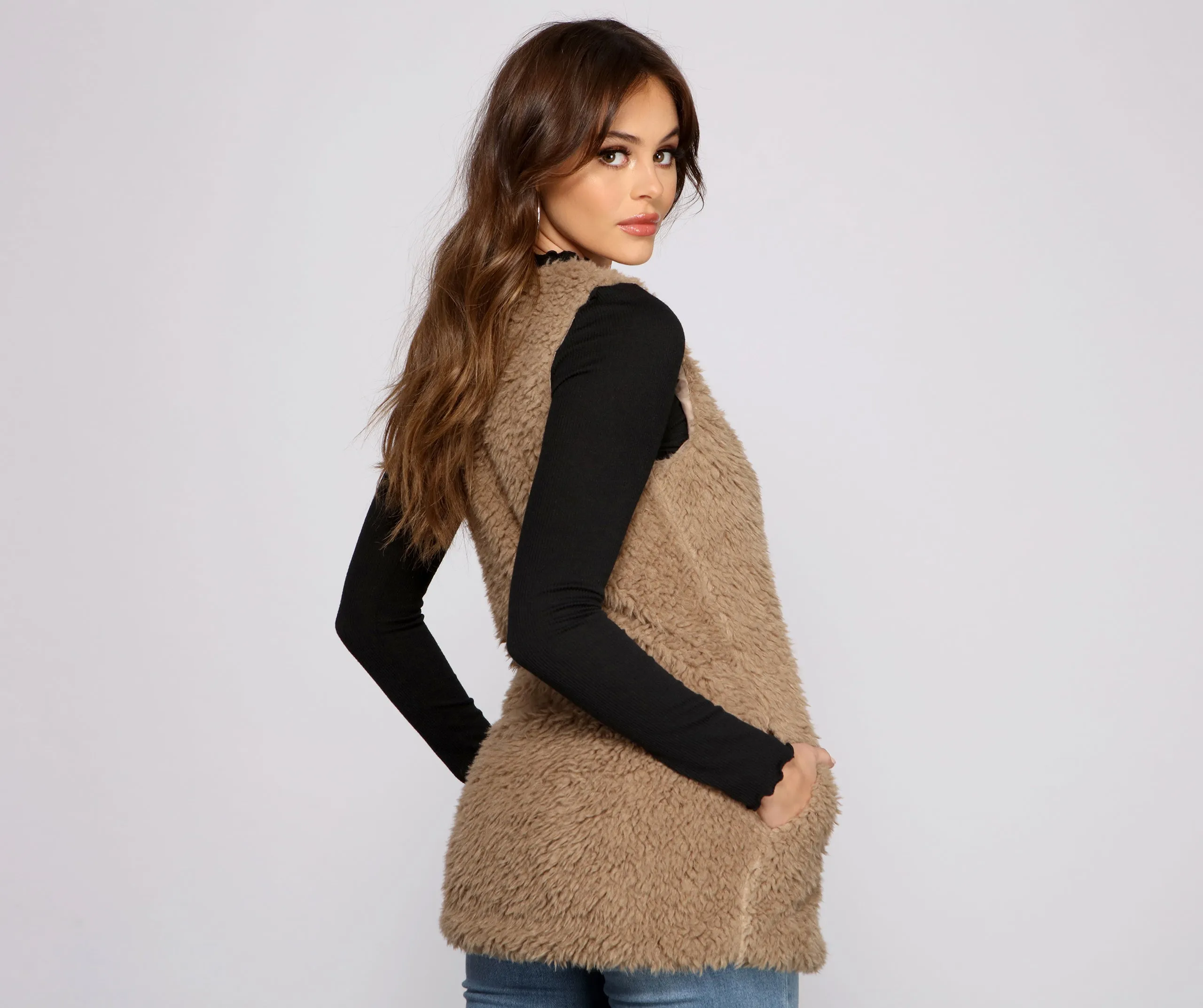 Chic Fashionista Faux Fur Vest