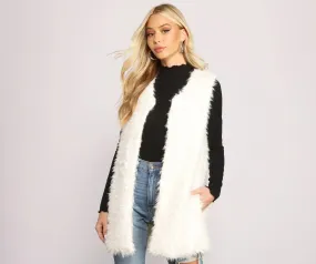 Chic Fashionista Faux Fur Vest