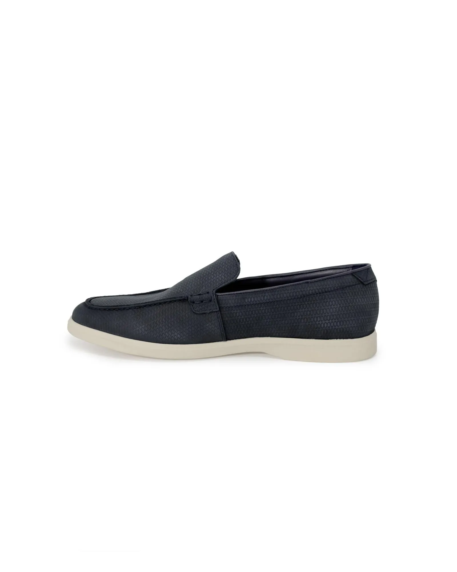 Clarks Un Clarks Mens Leather Slip-On Loafer - Navy