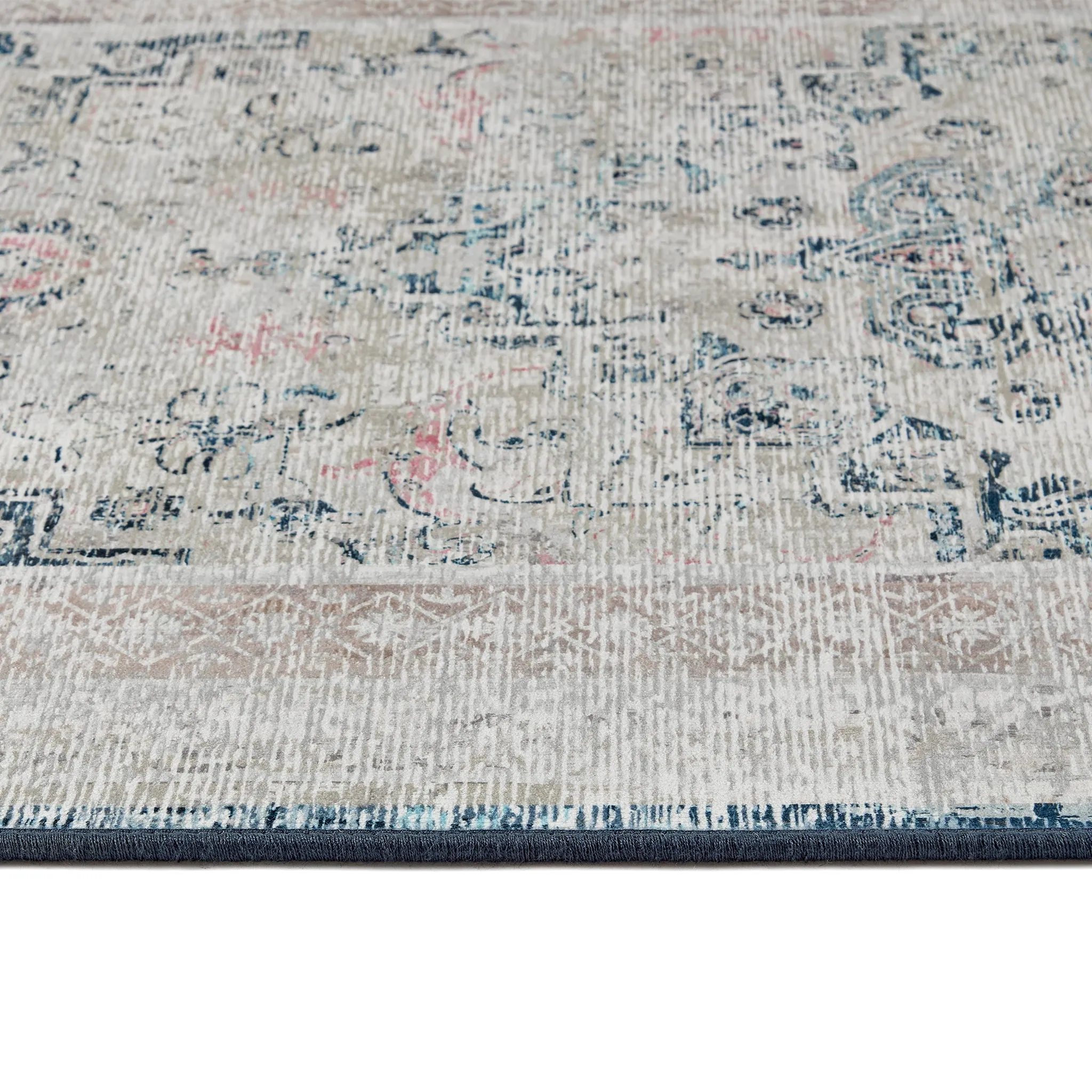 Classical Blue Eco-Washable Rug