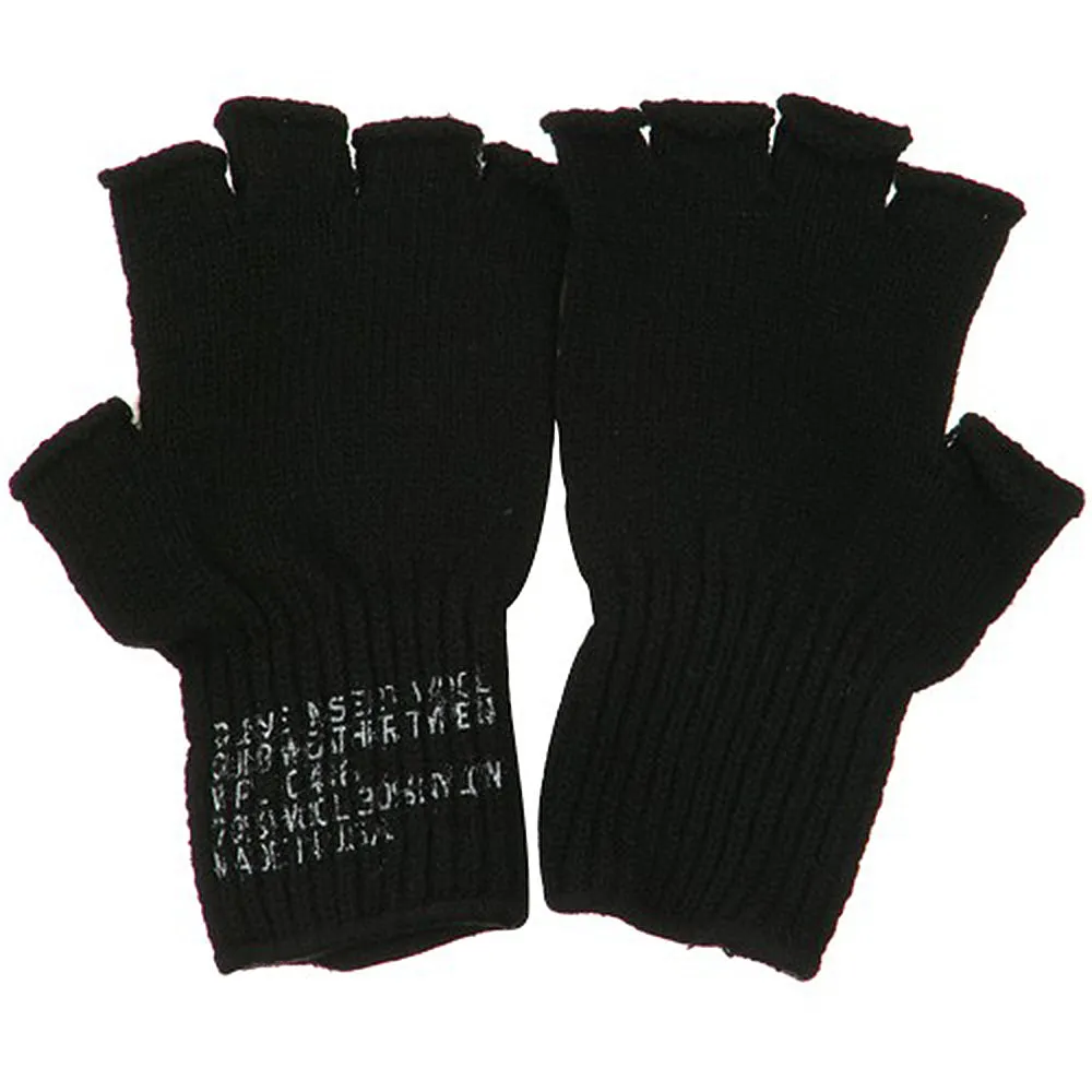 Coin Changer Fingerless Wool Glove