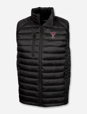 Cutter & Buck Texas Tech "Hudson" Mens Packable Puff Vest