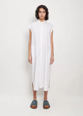 Deb Cotton Shirt Dress — White