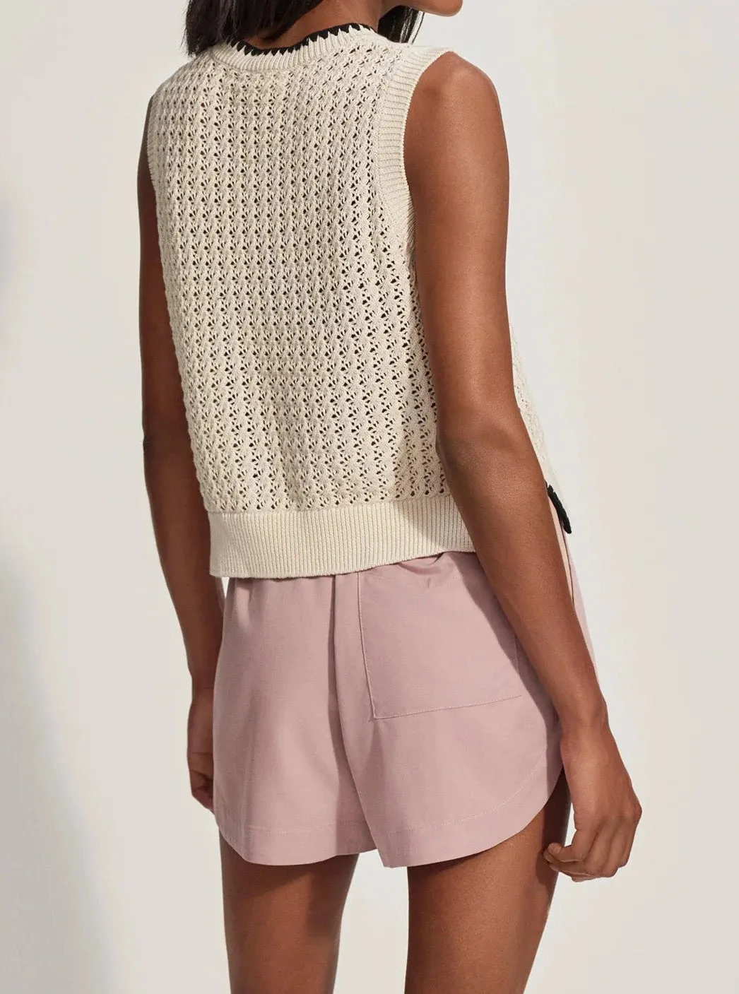 DELANEY KNIT VEST | BIRCH