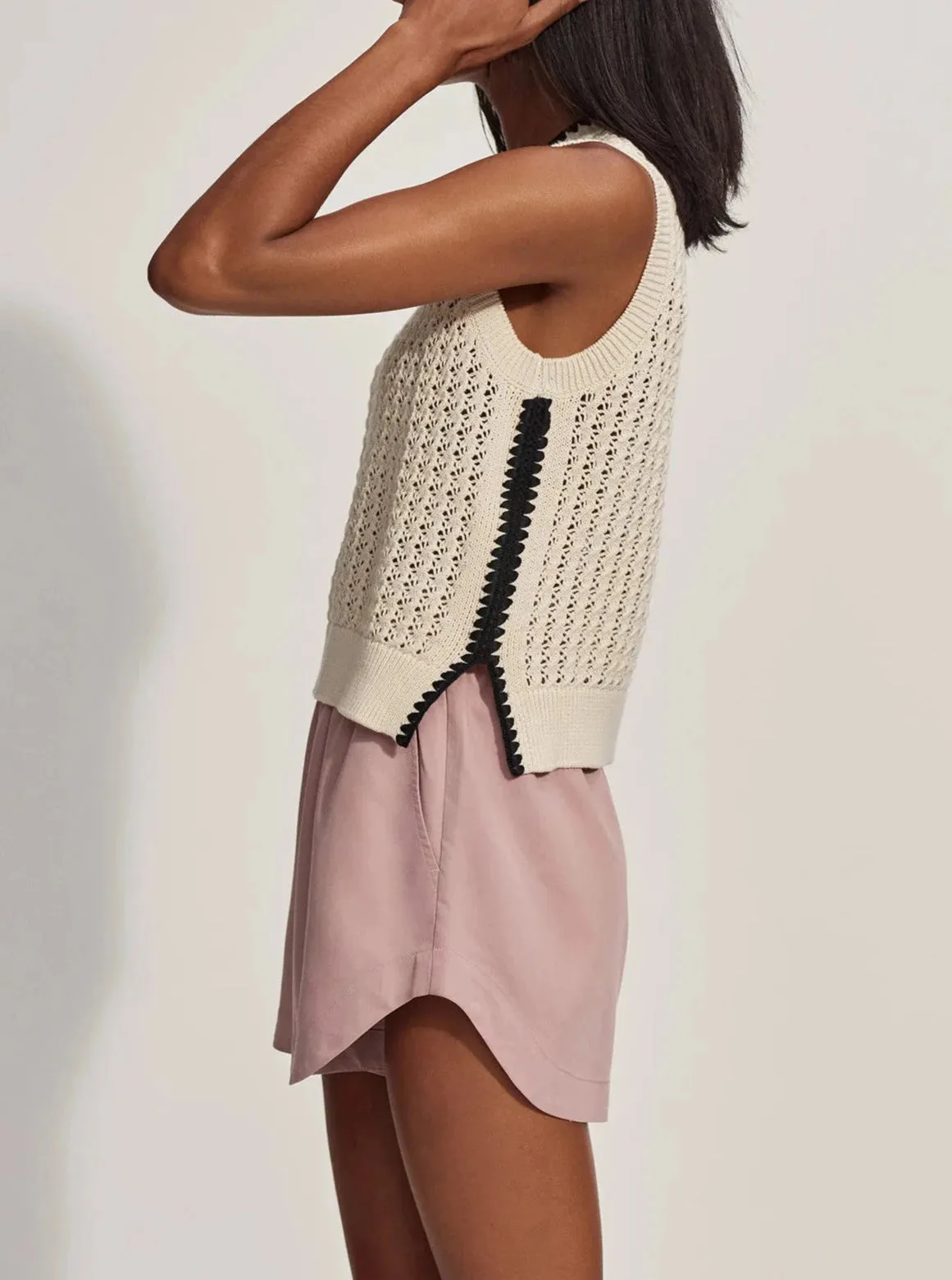 DELANEY KNIT VEST | BIRCH