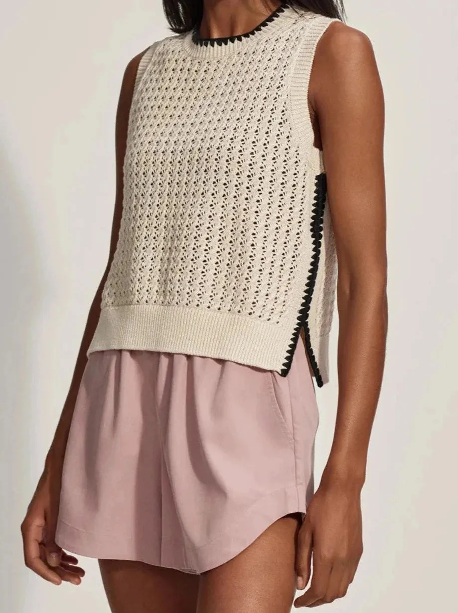 DELANEY KNIT VEST | BIRCH