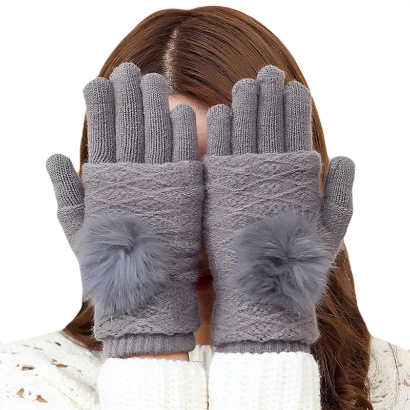 Detachable Dual Layer Fingerless Gloves