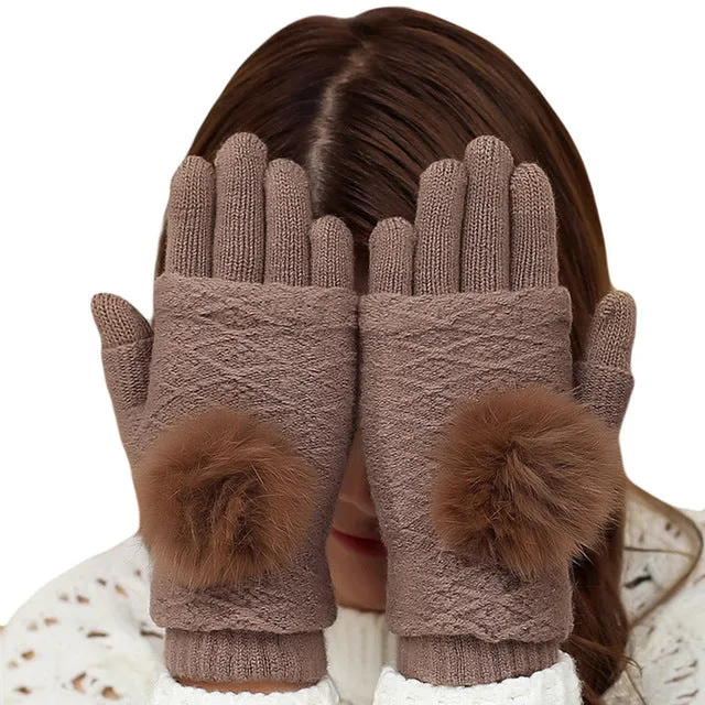 Detachable Dual Layer Fingerless Gloves