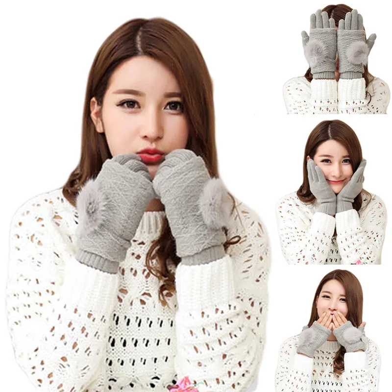 Detachable Dual Layer Fingerless Gloves