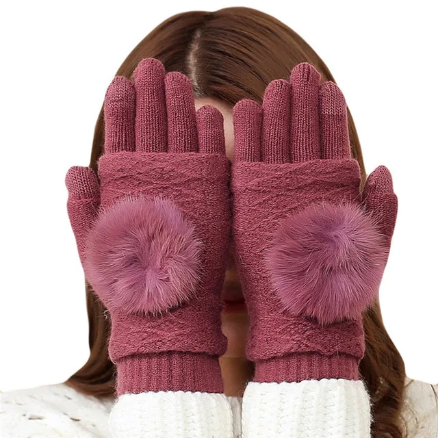 Detachable Dual Layer Fingerless Gloves