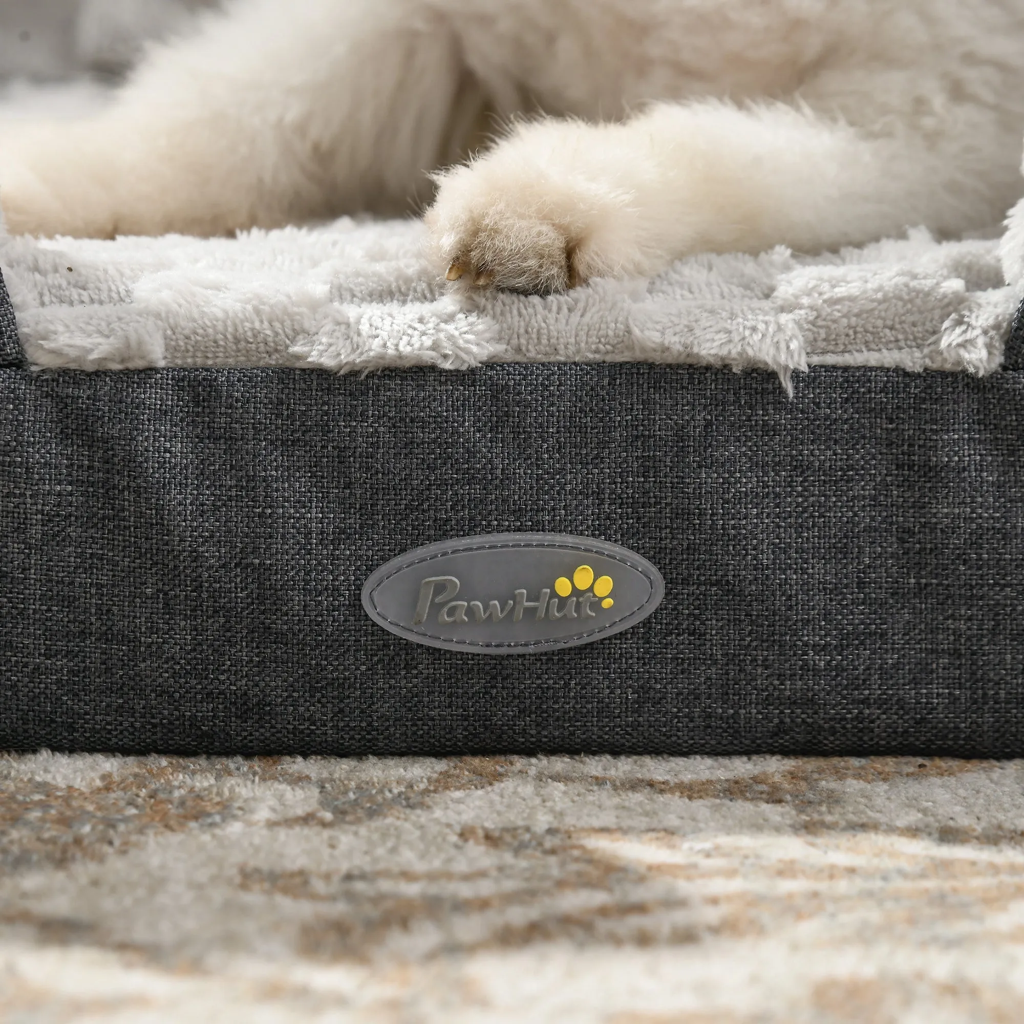 Dog Bed Calming Pet Bed Dog Mattress for Small Dogs - Charcoal Grey