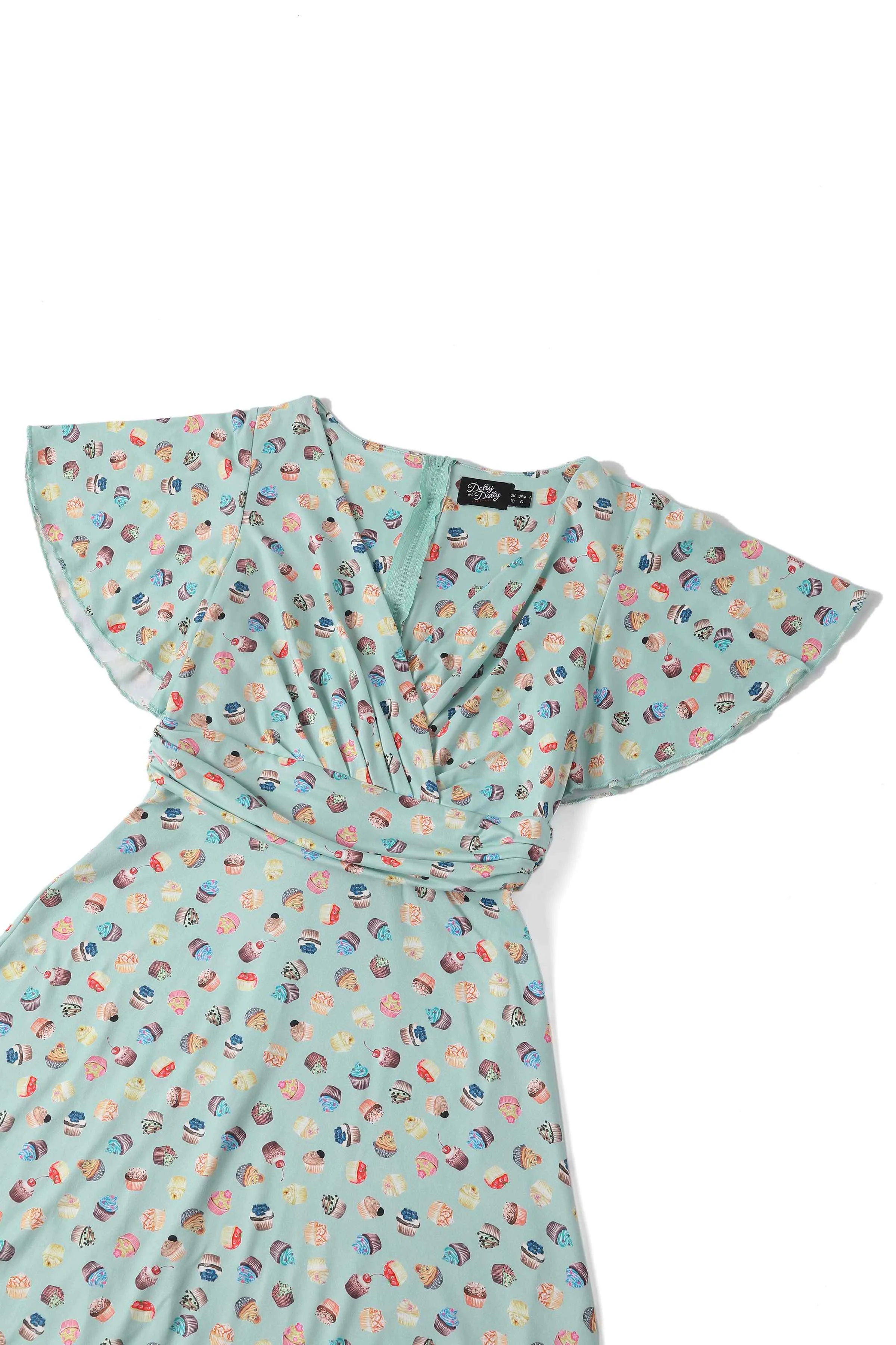 Donna Blue Cupcake Tea Dress