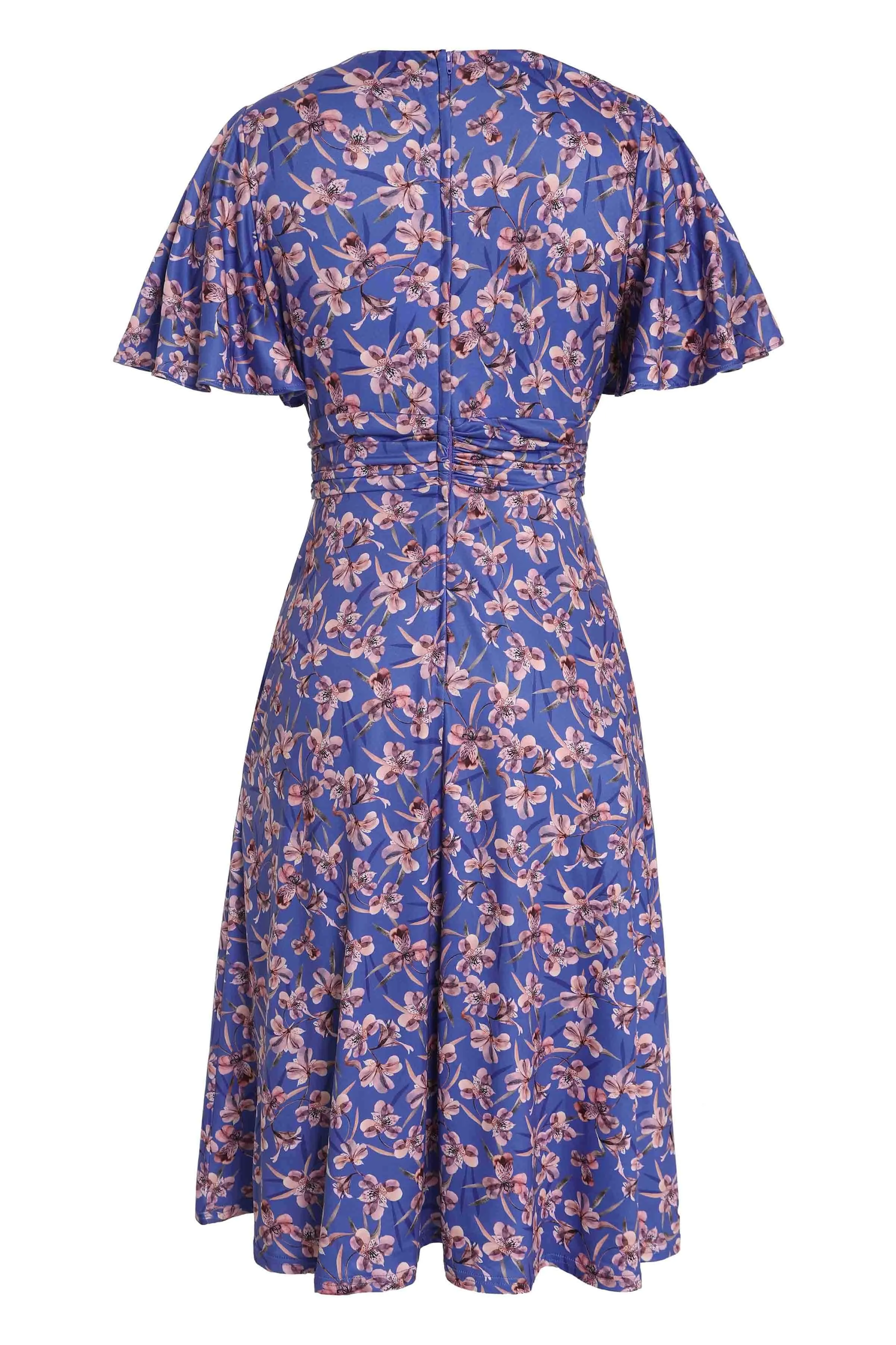 Donna Blue Orchid Tea Dress