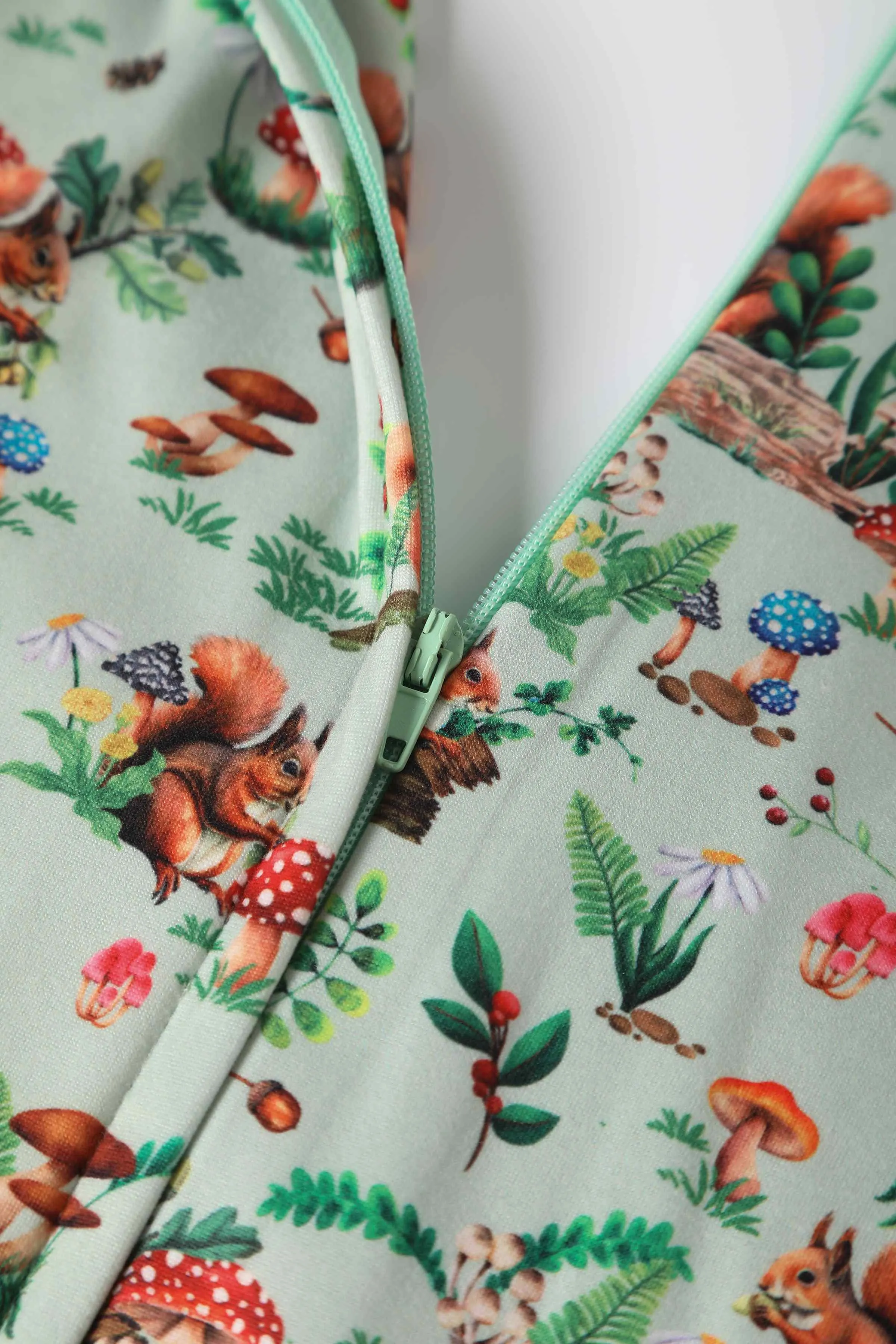 Donna Green Squirrel Woodland Tea Dress