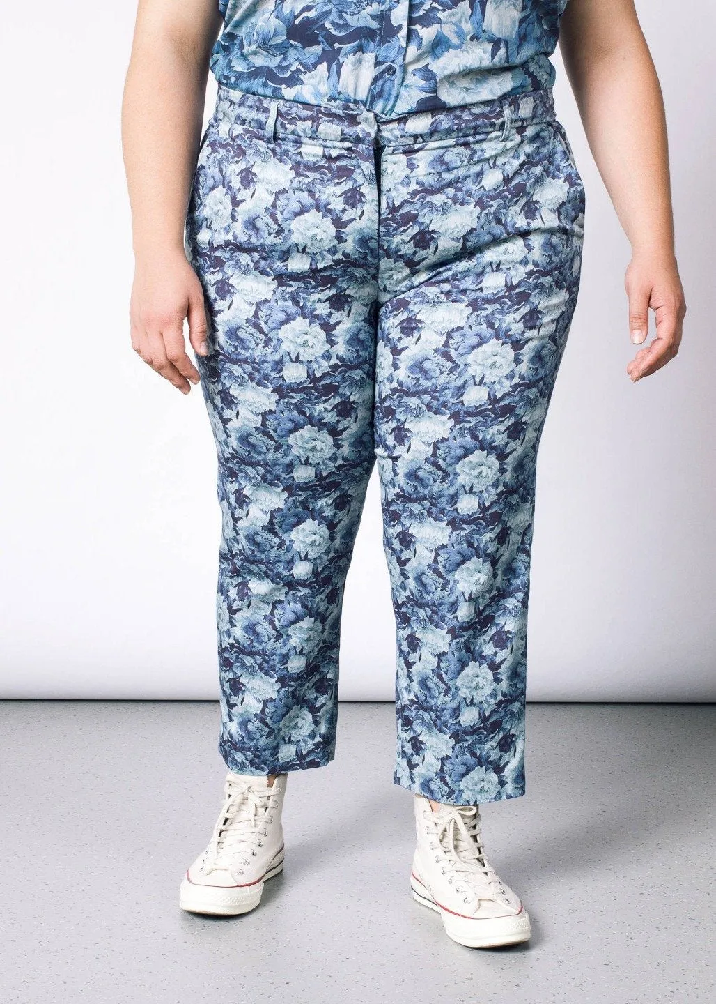 Empower Wildflower Slim Crop Pant in Floral